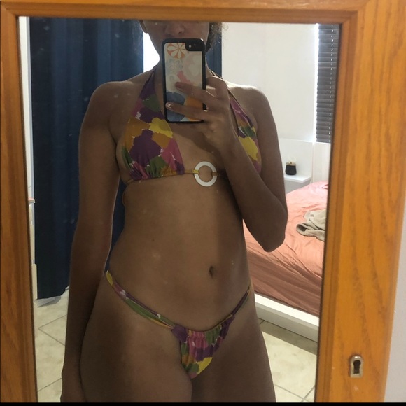 Bamba swim Dry brush bikini set size small - Picture 3 of 4